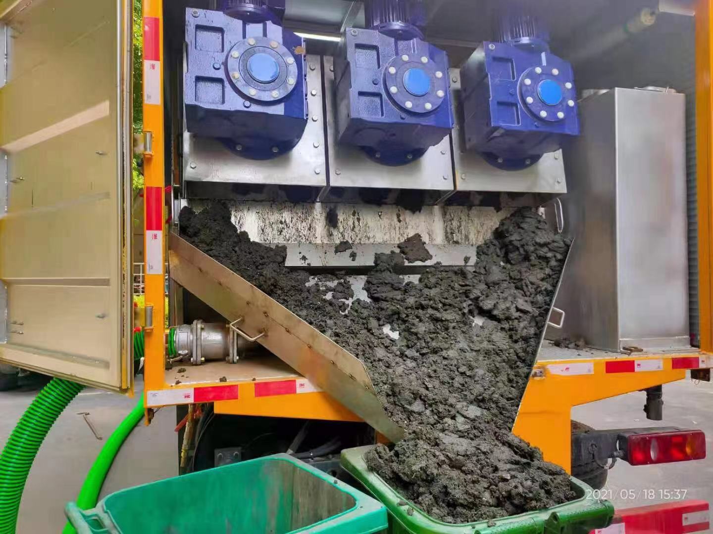 戚墅堰化粪池清掏城市维护站-泥浆净化干湿分离处理